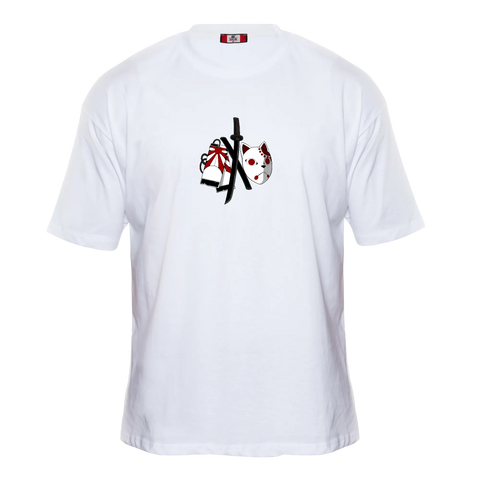SUN BREATHING Premium Anime T-Shirt – Ecru – Front View – Streetwear by RAKUN